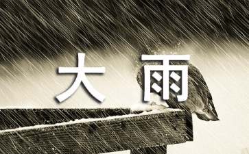 關(guān)于大雨小雨教案3篇