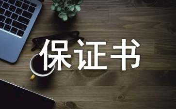 業(yè)績保證書